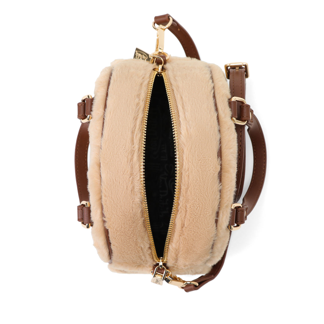Tan Furry Bowling Bag — image 8