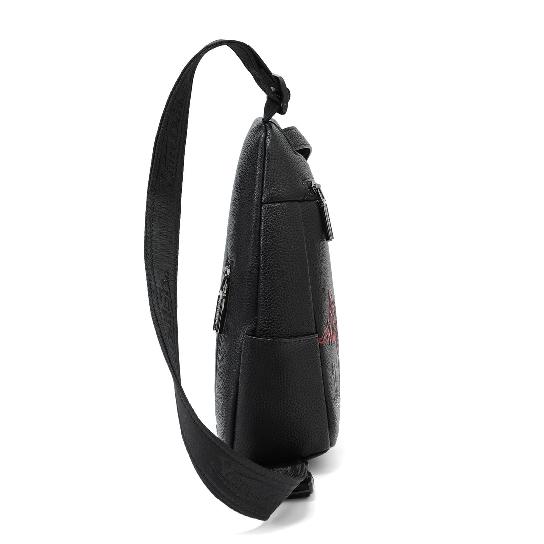 Men's Flying Eye Sling Bag - Black and Red — image 7