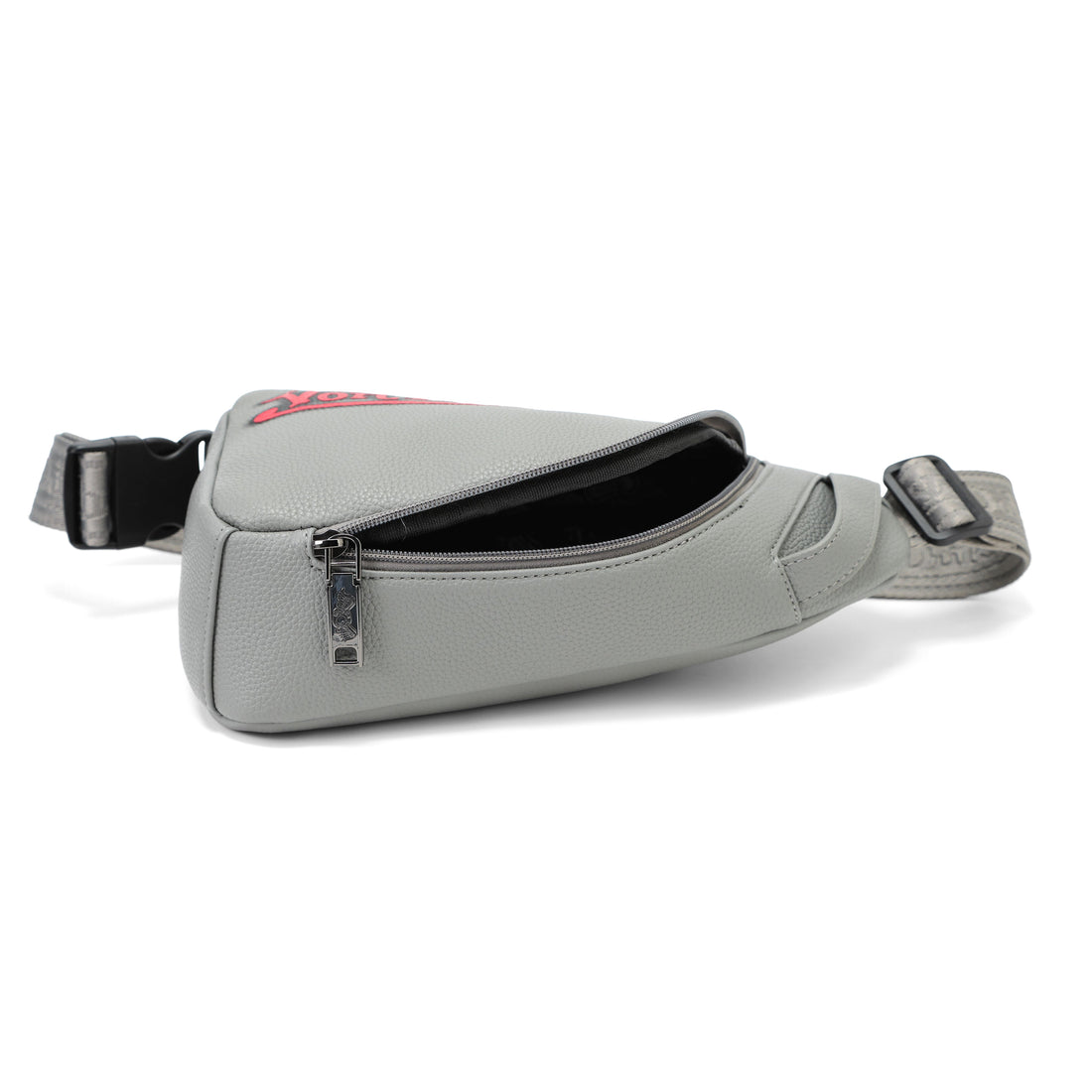 Men's Sling Bag - Grey and Red — image 8