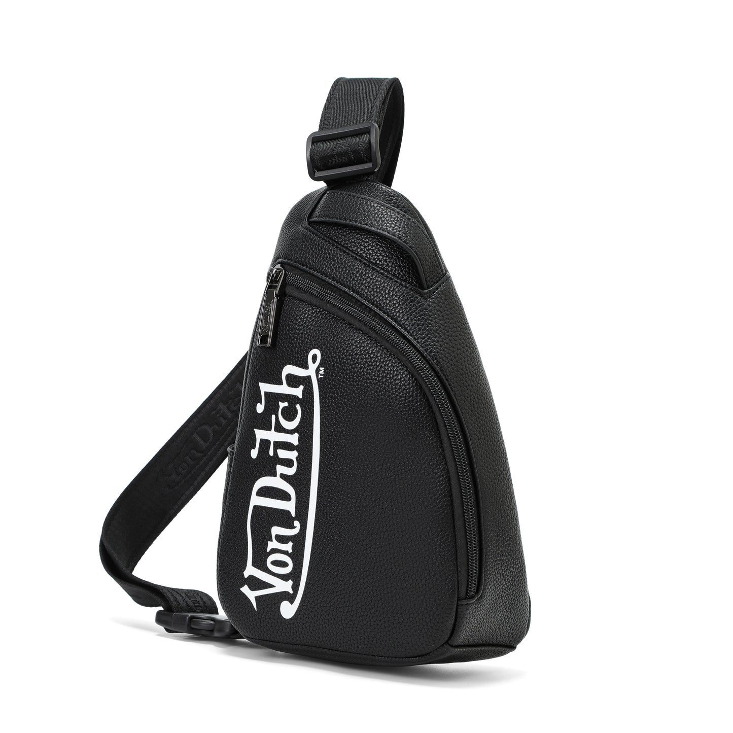 Men's Sling Bag - Black and White