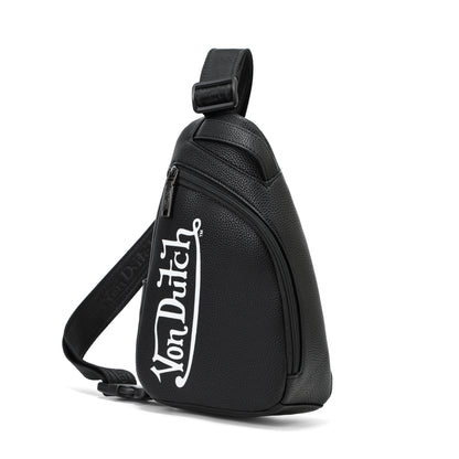 Men's Sling Bag - Black and White