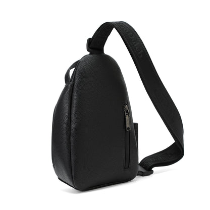 Men's Sling Bag - Black and White