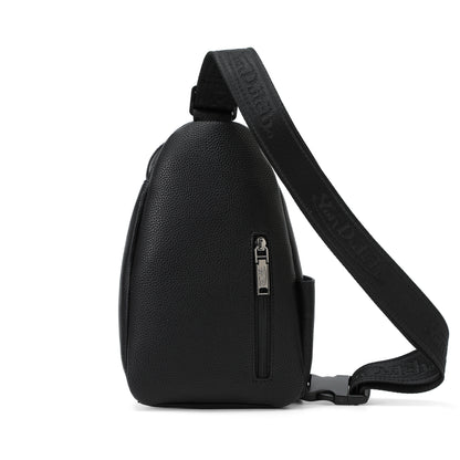 Men's Sling Bag - Black and White