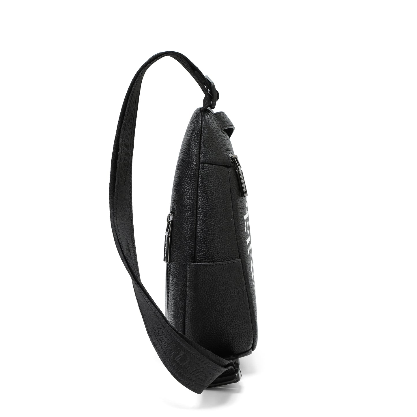 Men's Sling Bag - Black and White