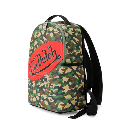 Large Green Camo Backpack