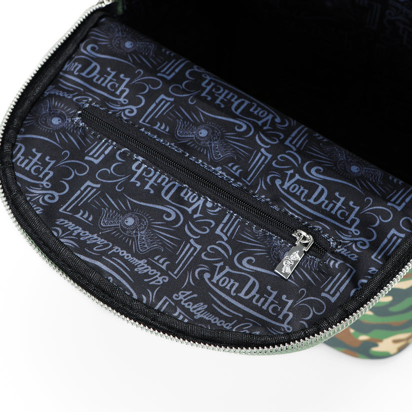 Large Green Camo Backpack | Von Dutch