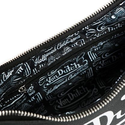 Classic Black & White Shoulder Bag