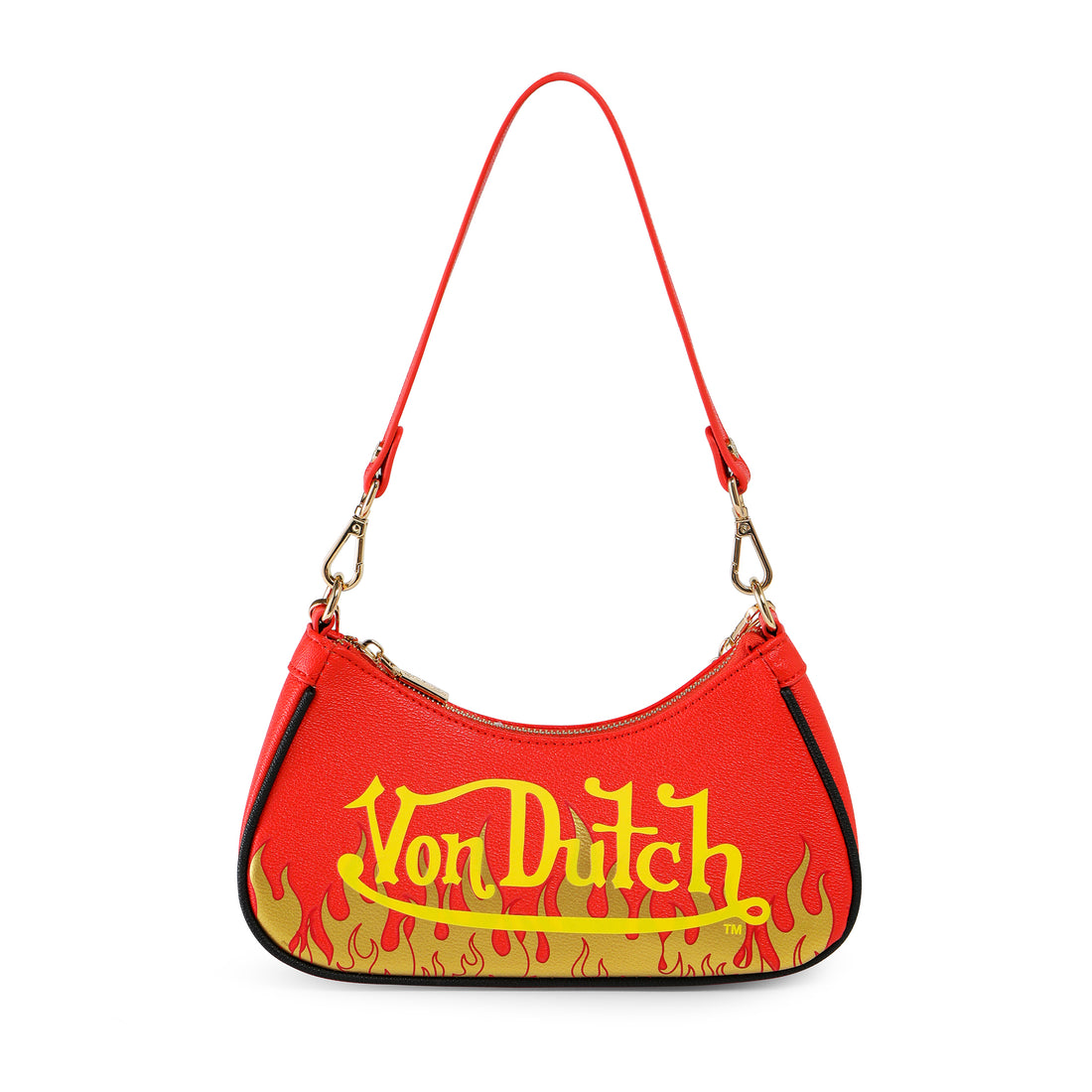 Red Flames Shoulder Bag — image 1