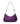 Von Dutch Purple Rhinestone Velvet Shoulder Bag