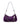 Von Dutch Purple Rhinestone Velvet Shoulder Bag