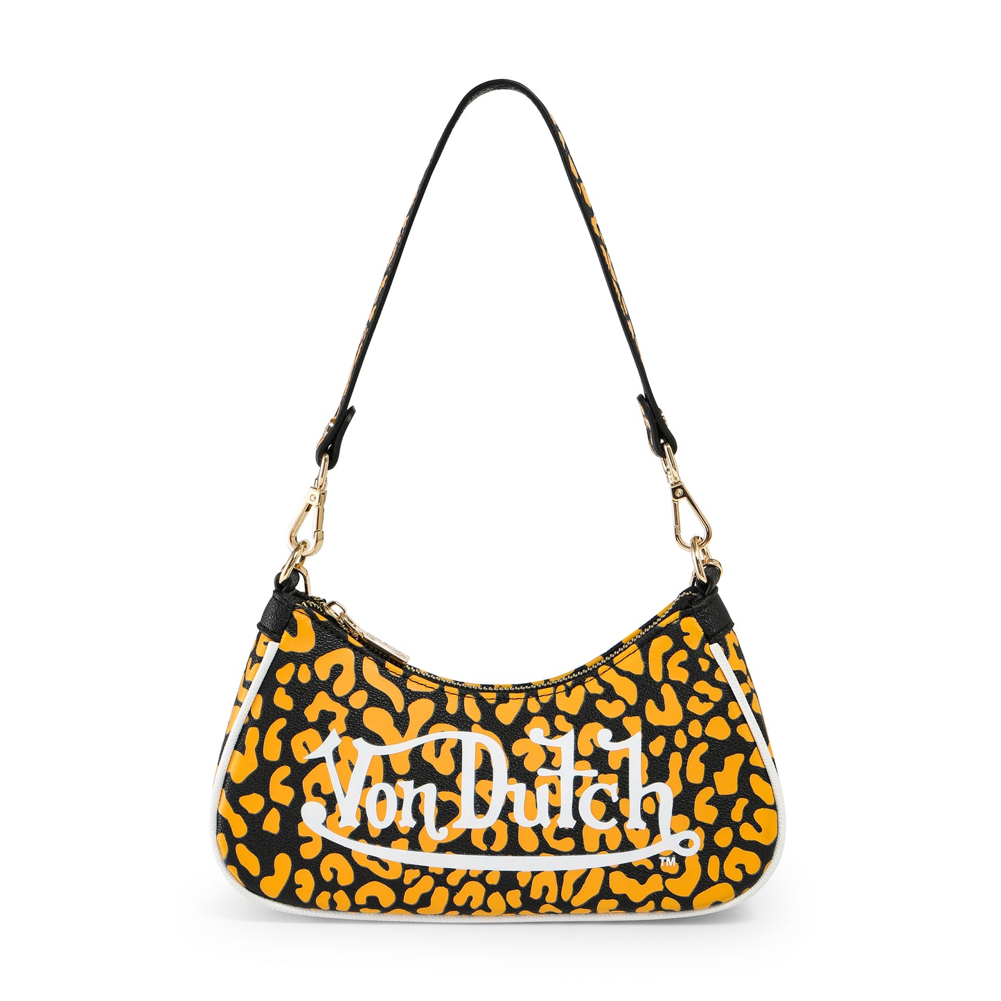Orange Cheetah Shoulder Bag