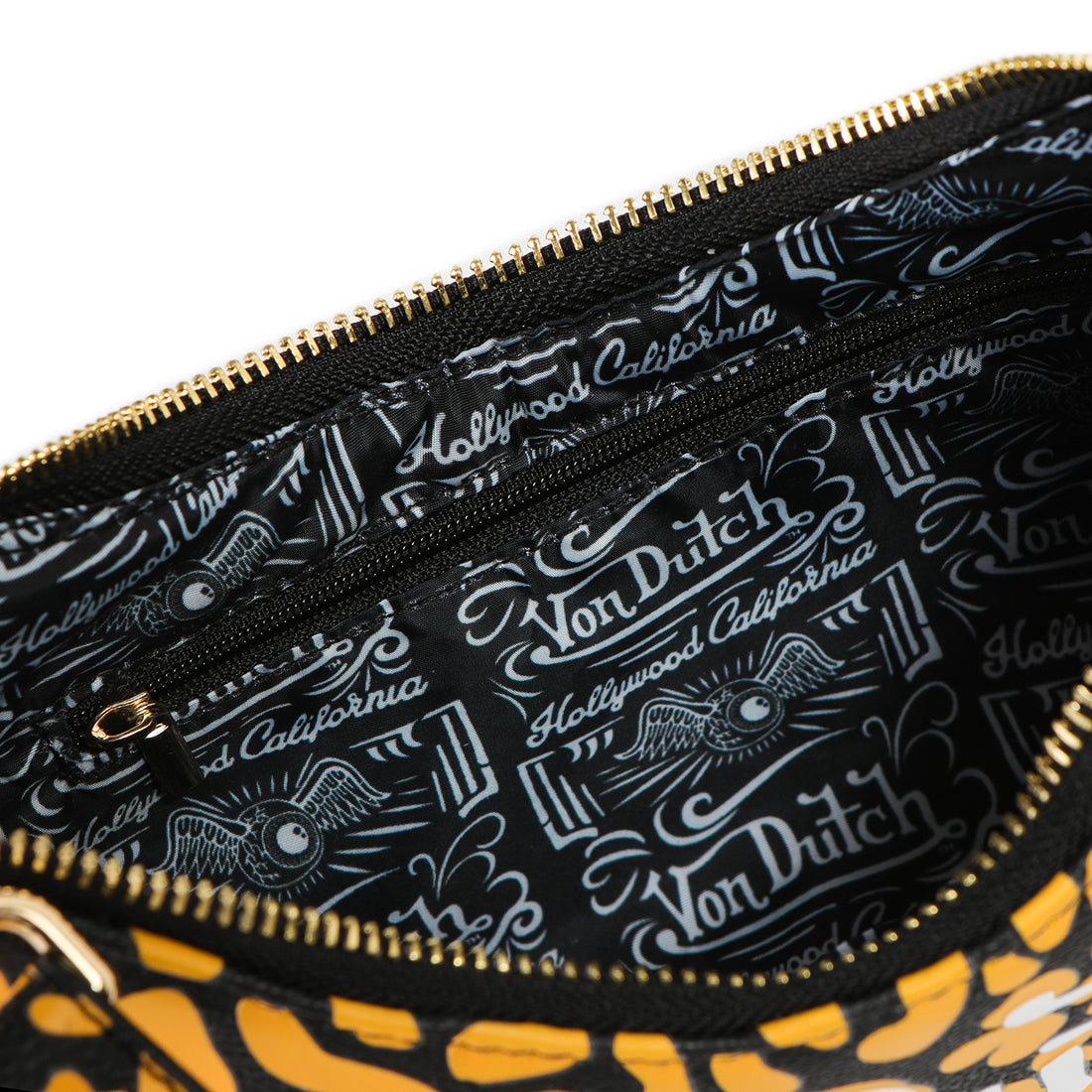 Orange Cheetah Shoulder Bag