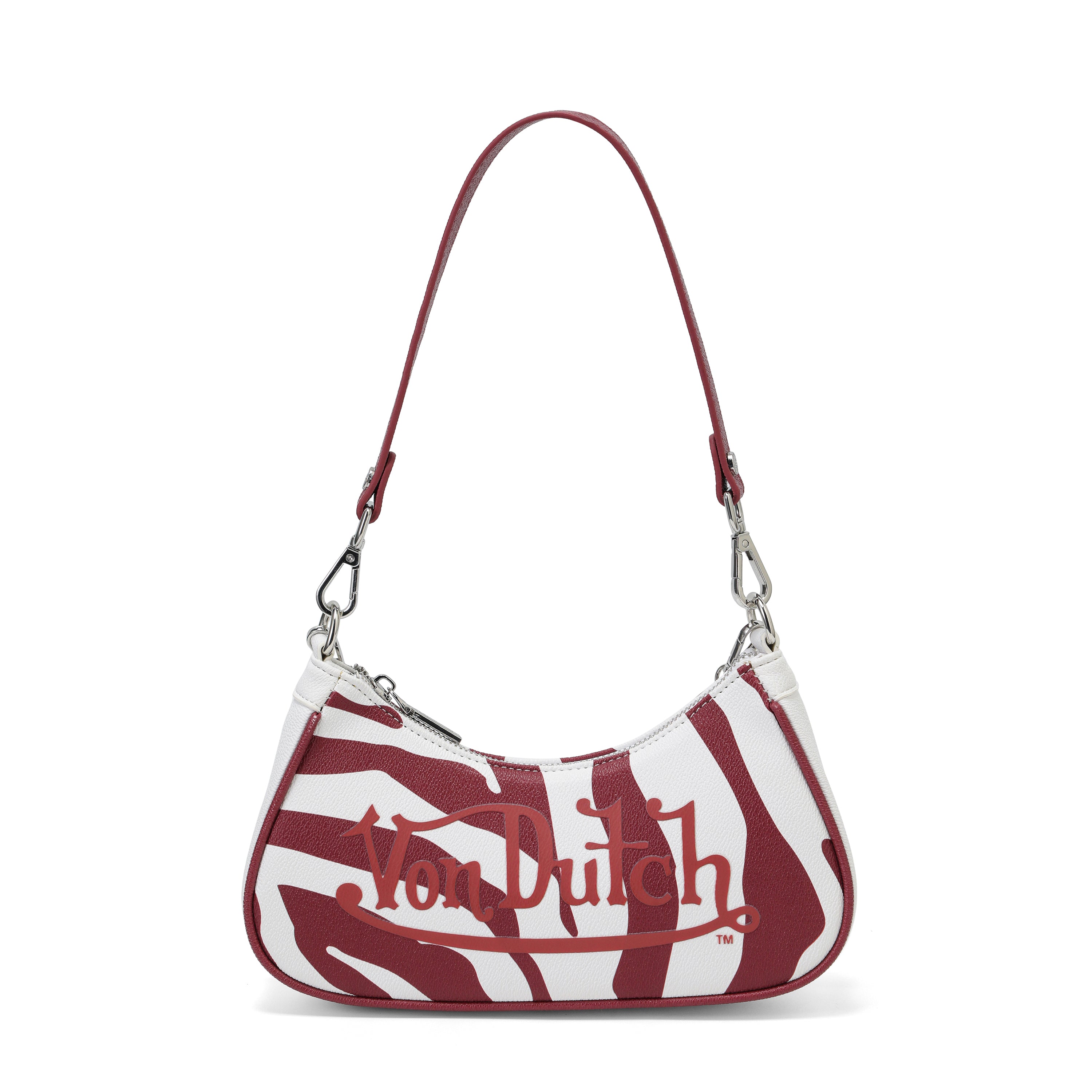 Red Zebra Shoulder Bag | Von Dutch