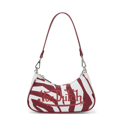 Red Zebra Shoulder Bag