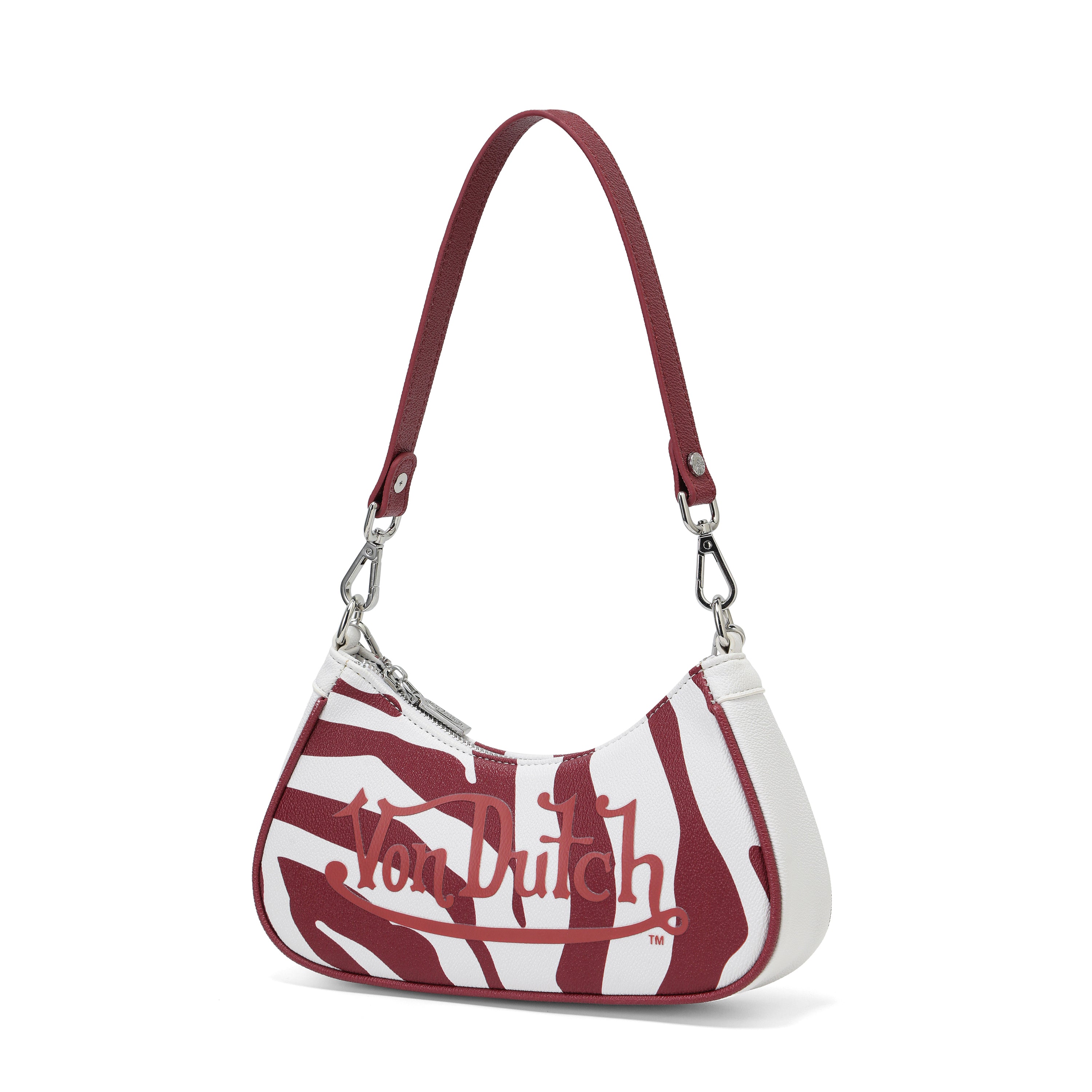 Red Zebra Shoulder Bag | Von Dutch
