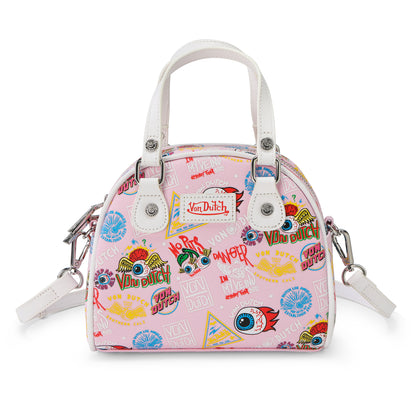 Von Dutch Jax Bowling Bag – Light Pink