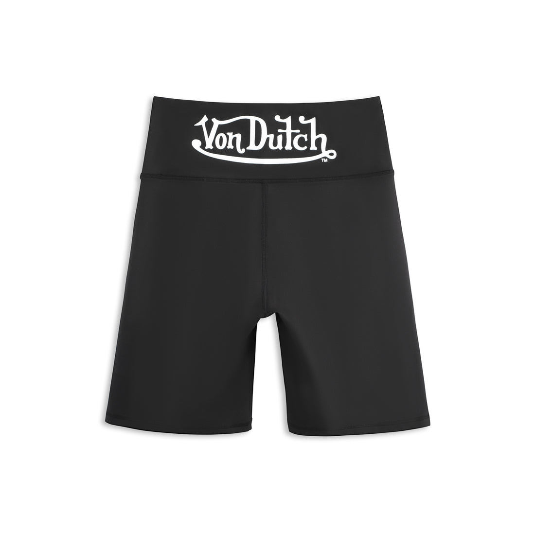 Women's Biker Short - Black w/ White Script — image 5
