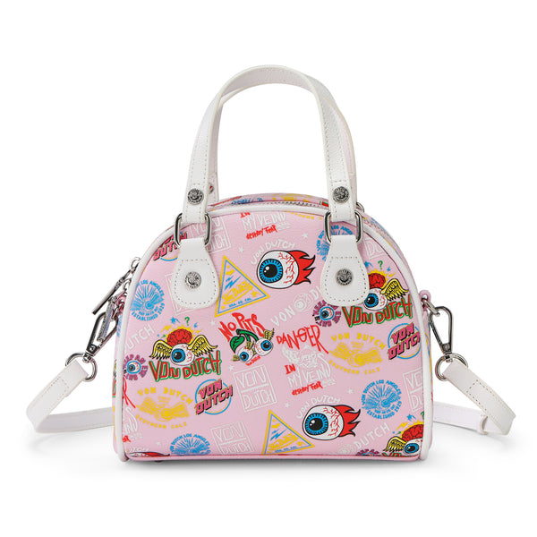 Von Dutch Jax Bowling Bag – Light Pink