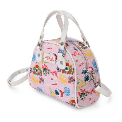 Von Dutch Jax Bowling Bag – Light Pink