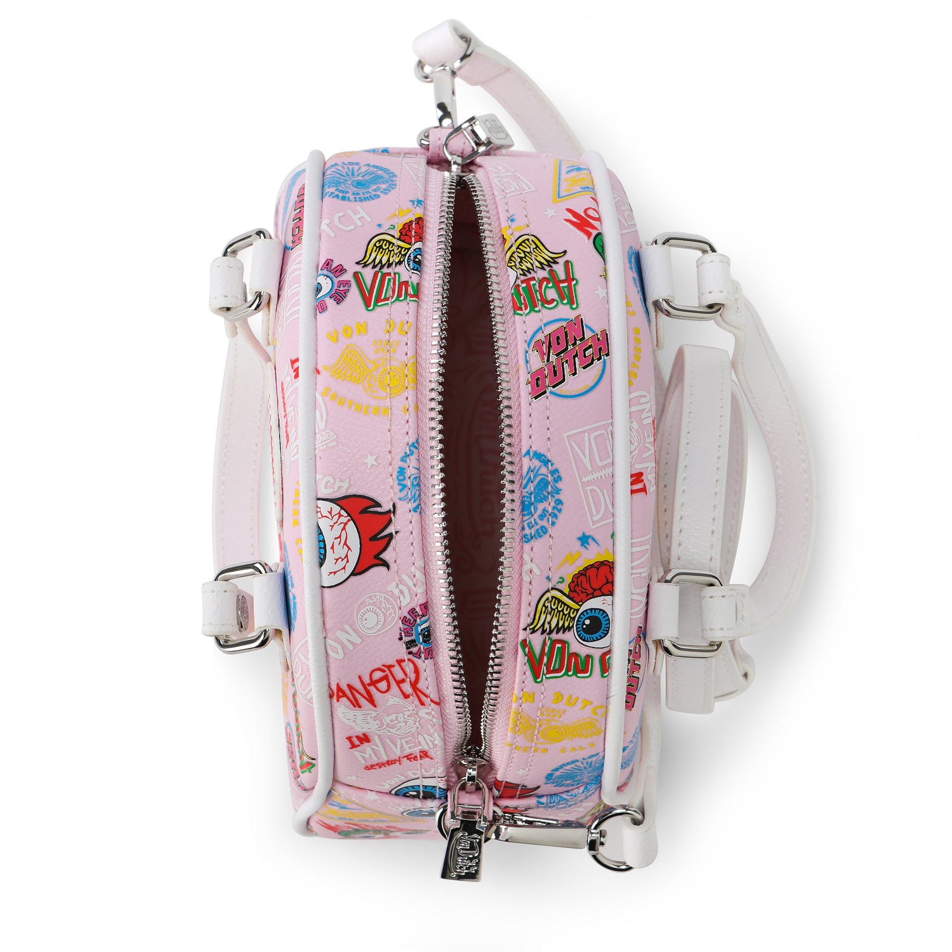 Von Dutch Jax Bowling Bag – Light Pink