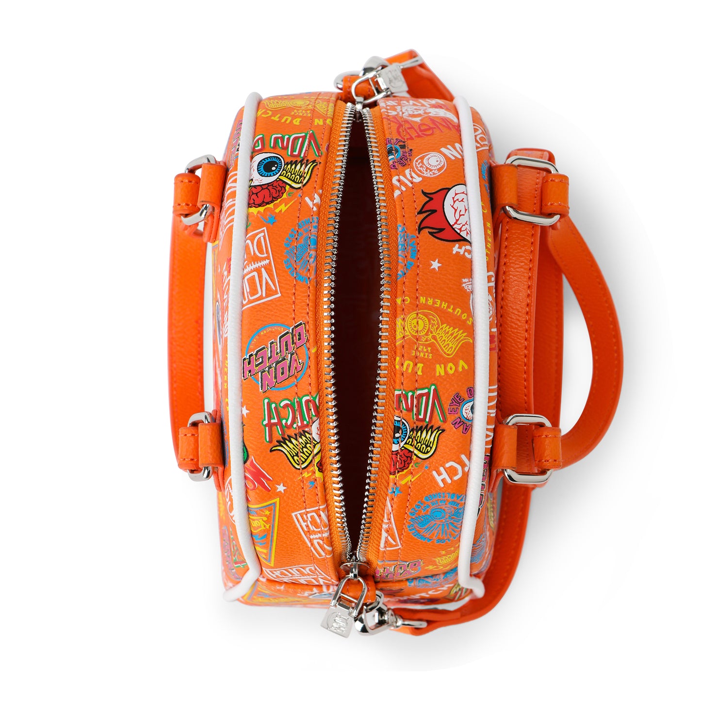 Von Dutch Orange Jax Bowling Bag