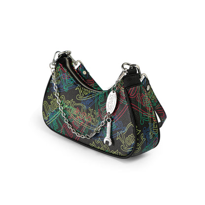 Neon Logo Shoulder Bag