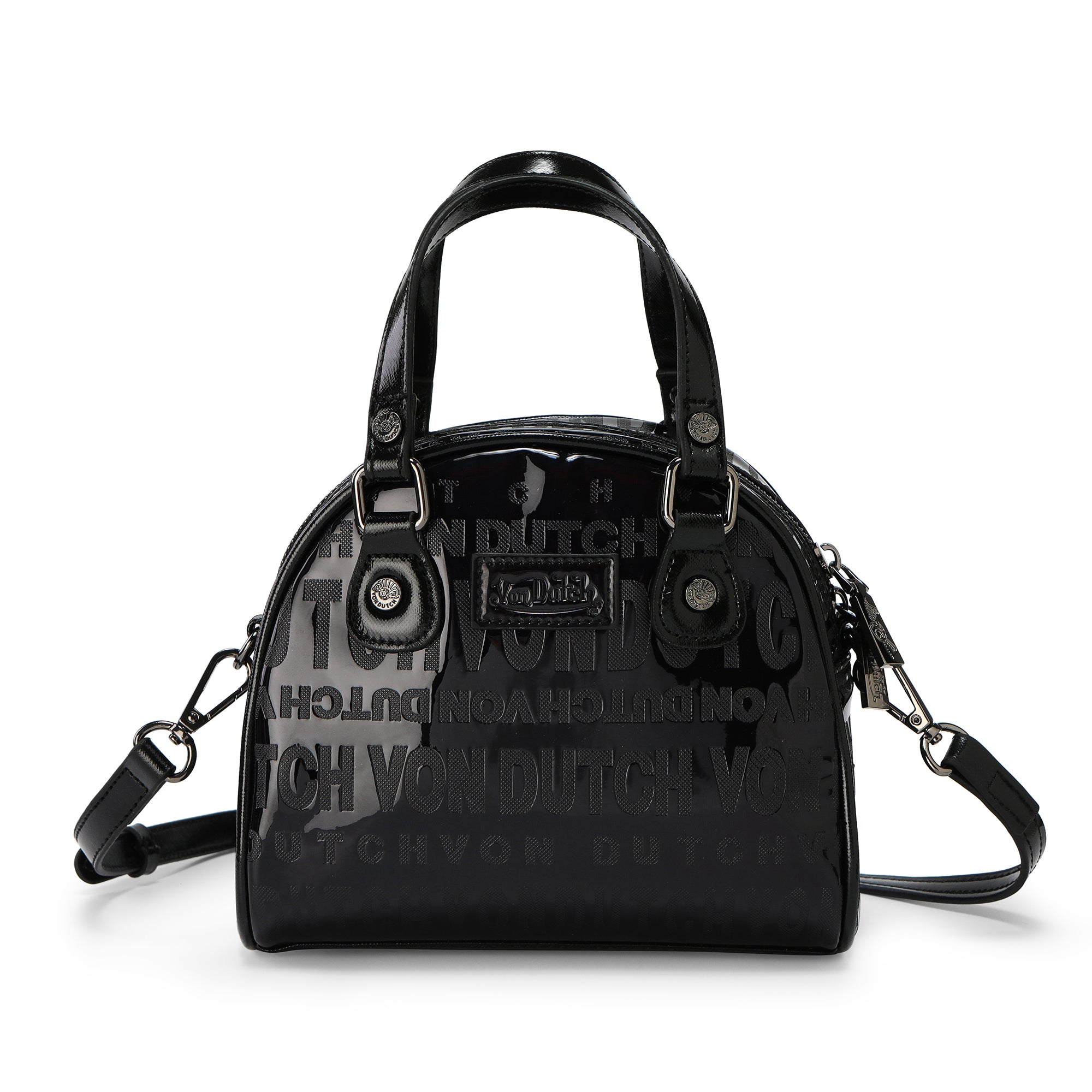 Von Dutch Black Onyx Reflective Bowling Bag