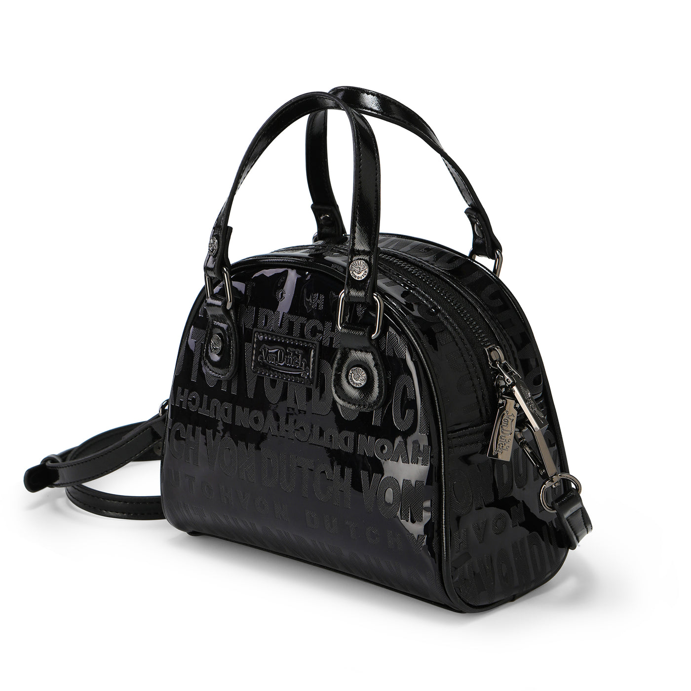 Von Dutch Black Onyx Reflective Bowling Bag