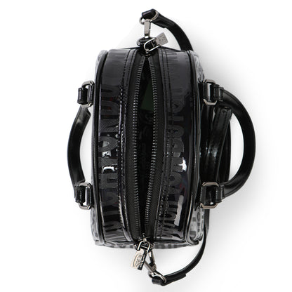Von Dutch Black 'Onyx' Reflective Bowling Bag