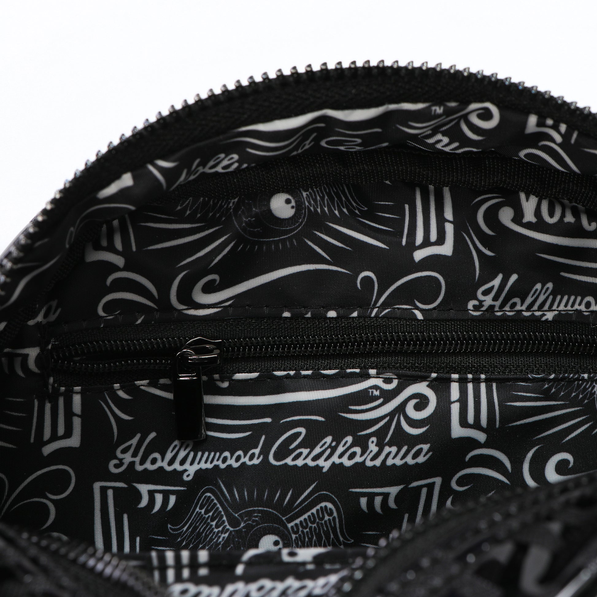 Von Dutch Black 'Onyx' Reflective Bowling Bag