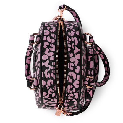 Von Dutch Cheetah Pink Bowling Bag