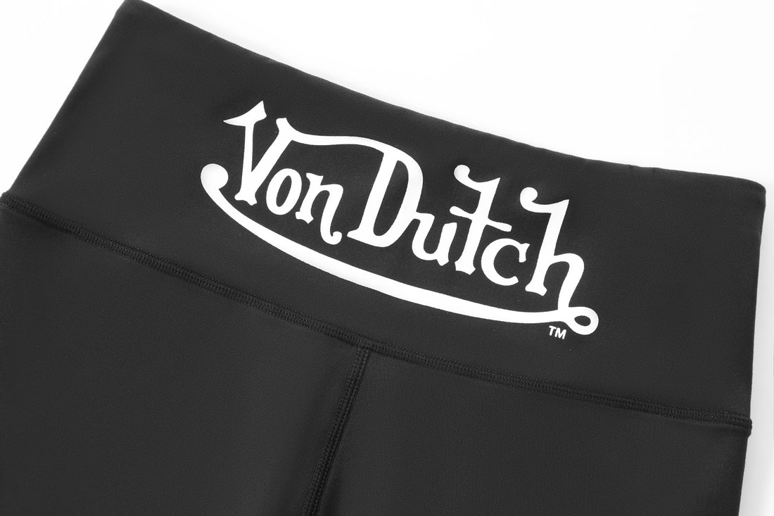 Women's Biker Short - Black w/ White Script — image 9