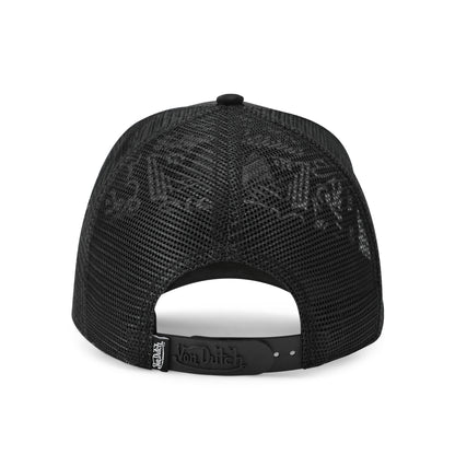 Suede Trucker Hat - Triple Black