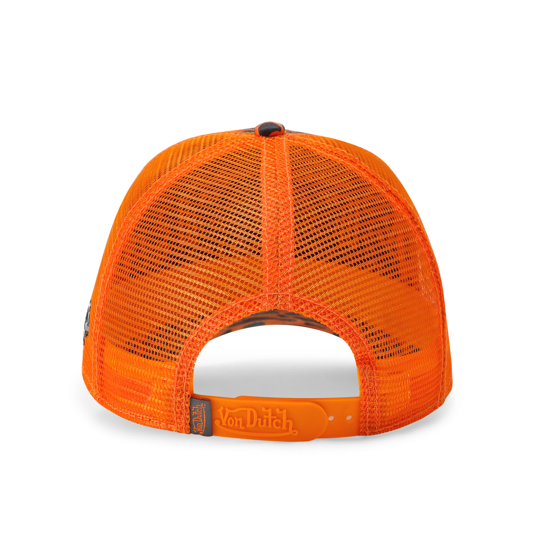 Suede Trucker Hat -  242 Orange Camo — image 5