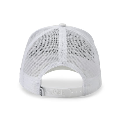 Suede Trucker Hat - Triple White