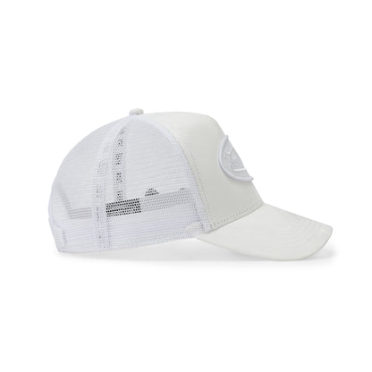 Suede Trucker Hat - Triple White