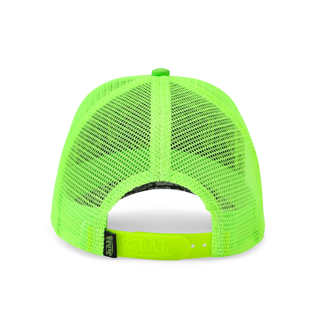 Logo Stamp Trucker Hat - Black and Green