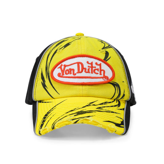 Speedway 6 Panel Hat - Yellow