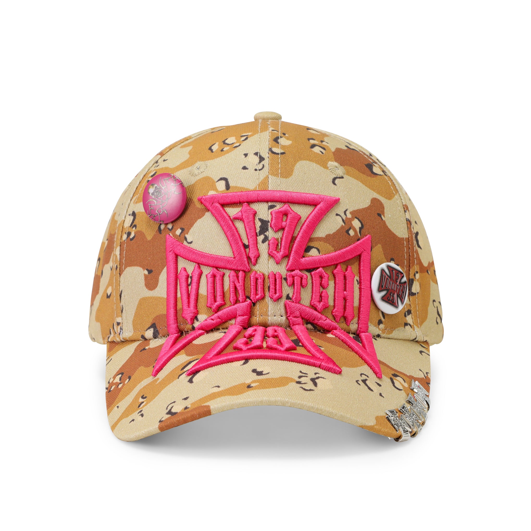 Rider 6 Panel Hat - Desert Camo | Von Dutch