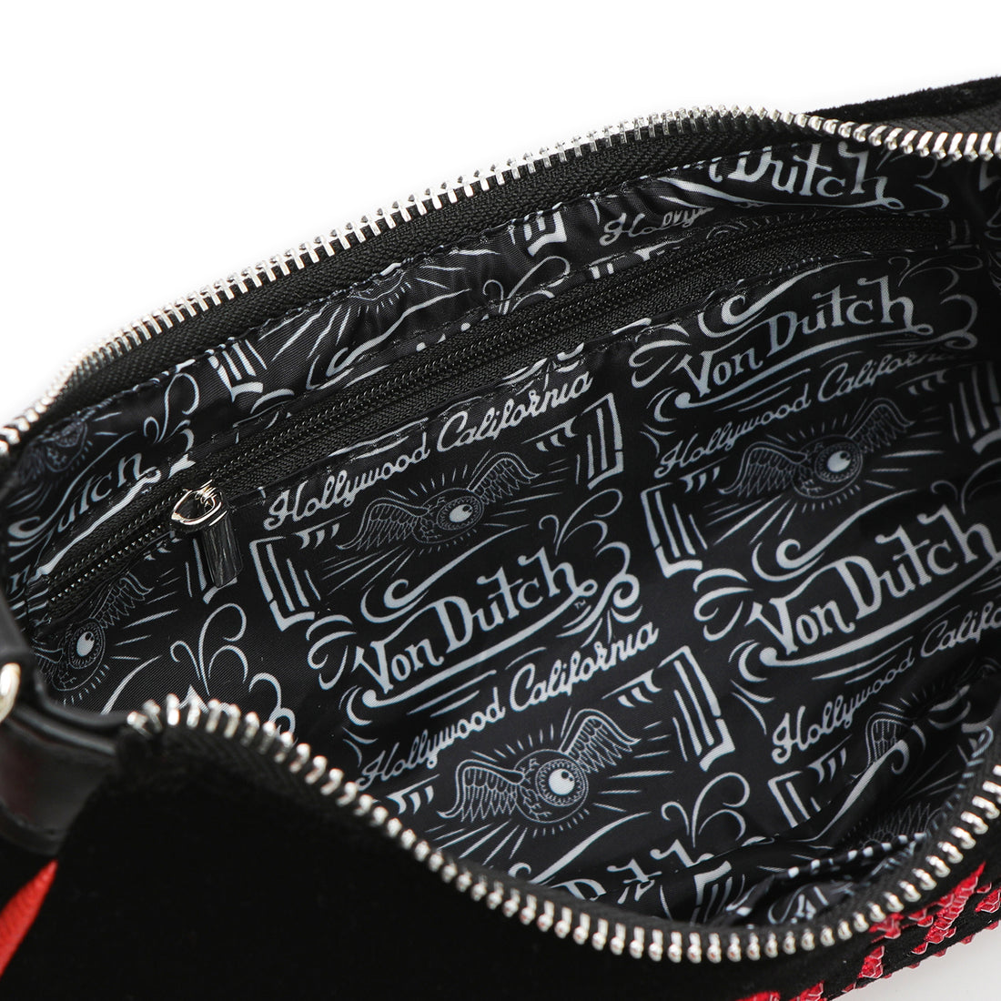 Black & Red Rhinestone Shoulder Bag — image 6
