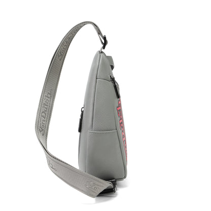 Men's Sling Bag - Grey and Red