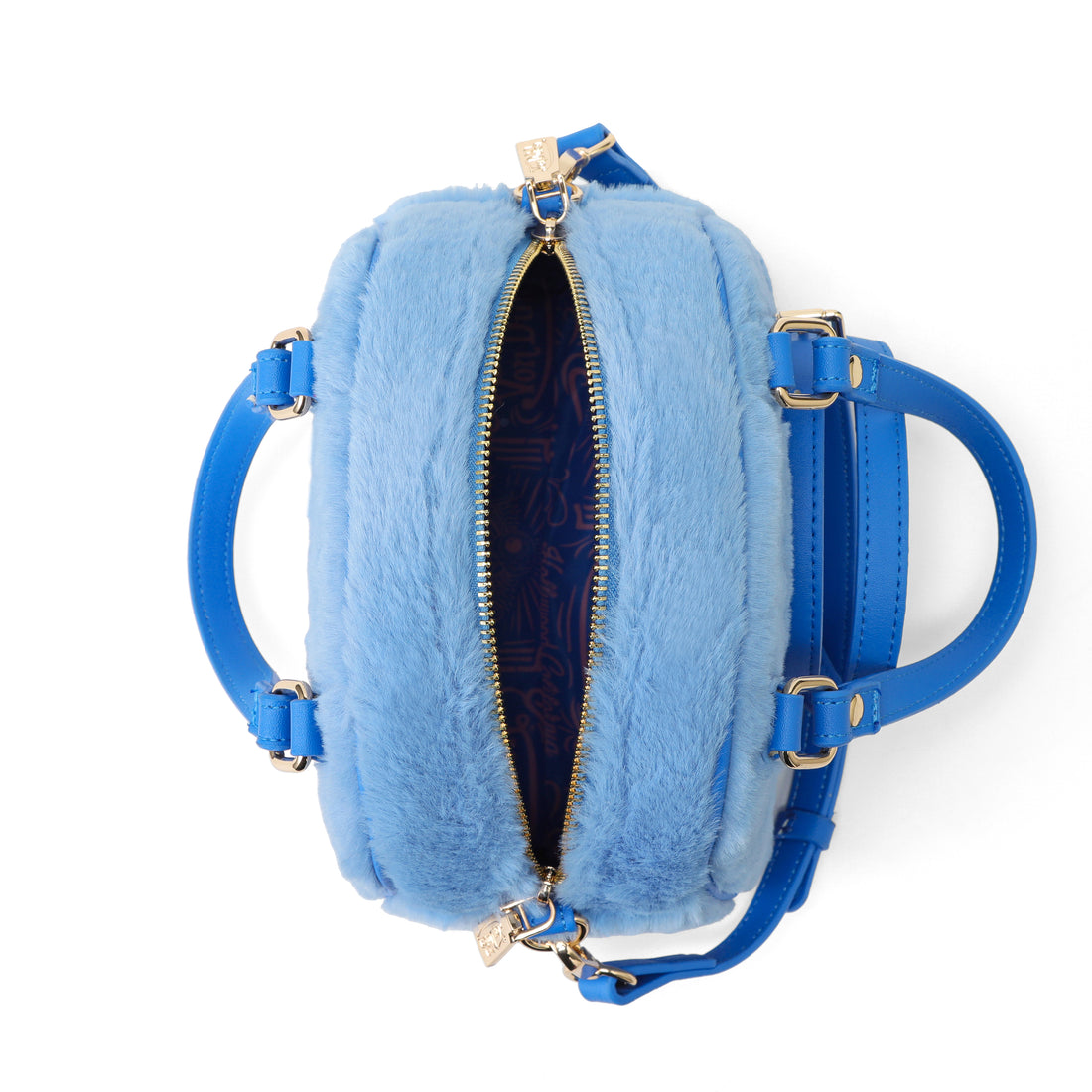 Blue and Pink Furry Bowling Bag — image 8
