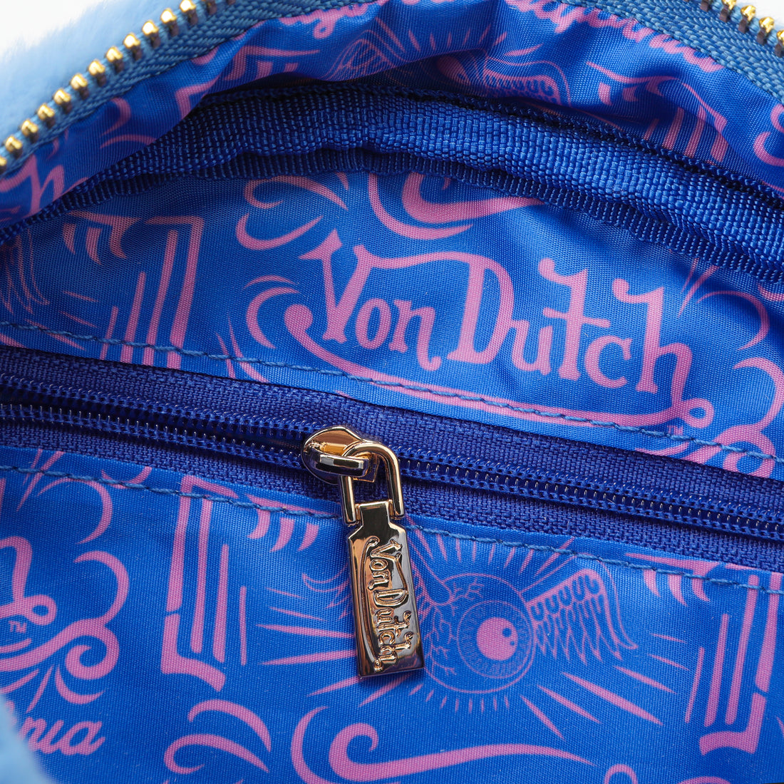 Blue and Pink Furry Bowling Bag — image 9