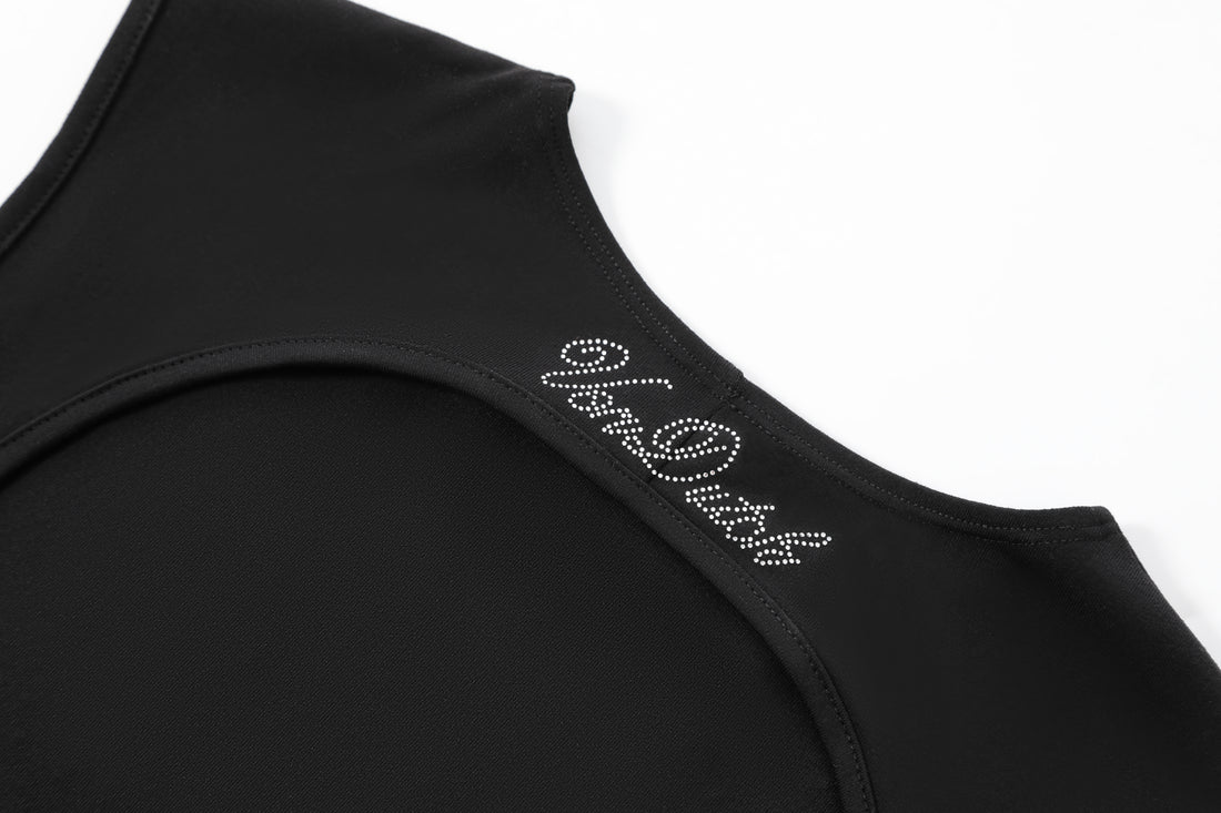 Women's Sleeveless One Piece - Black — image 12
