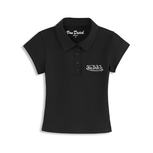 Women's Active Polo Shirt - Black