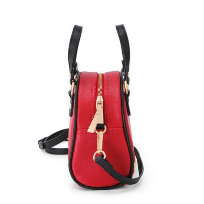 Von Dutch "City of Angels" Red & Yellow Bowling Bag