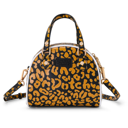 Von Dutch Orange Cheetah Bowling Bag