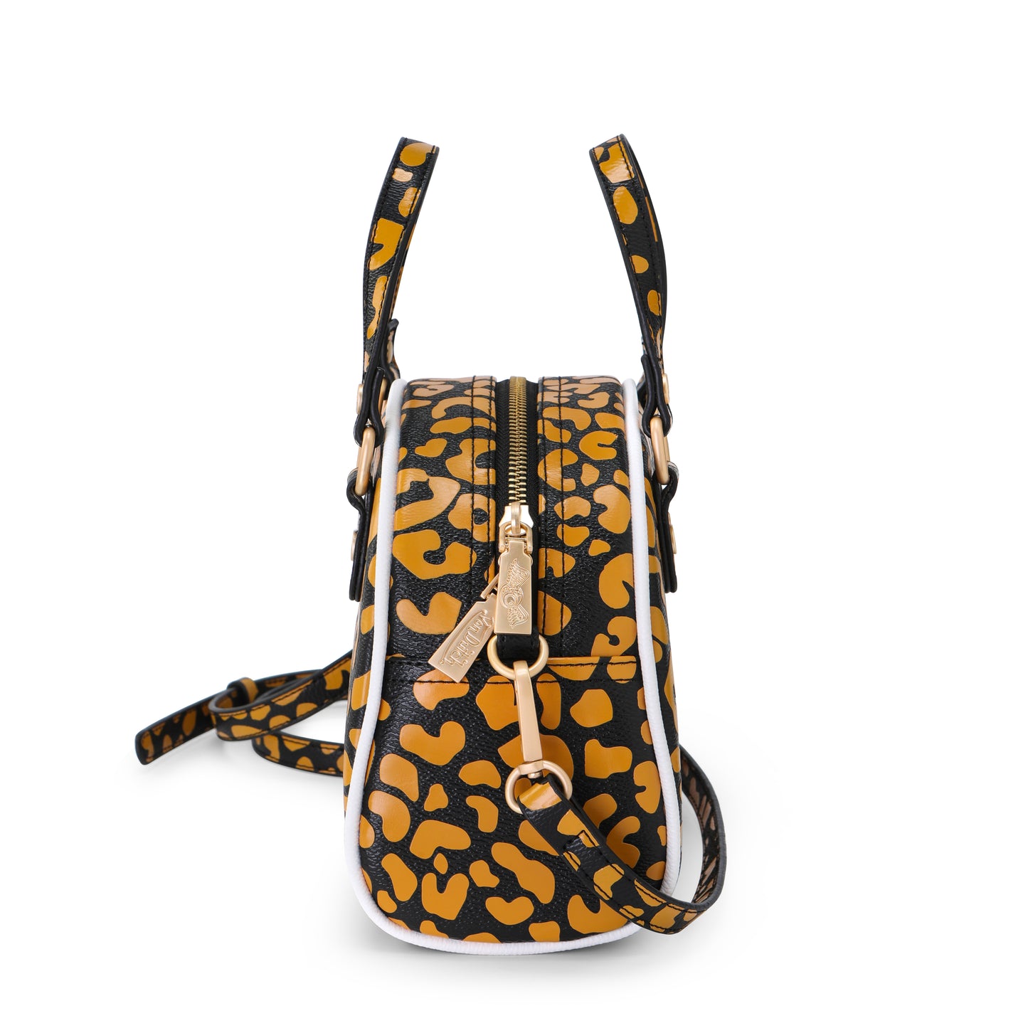 Von Dutch Orange Cheetah Bowling Bag