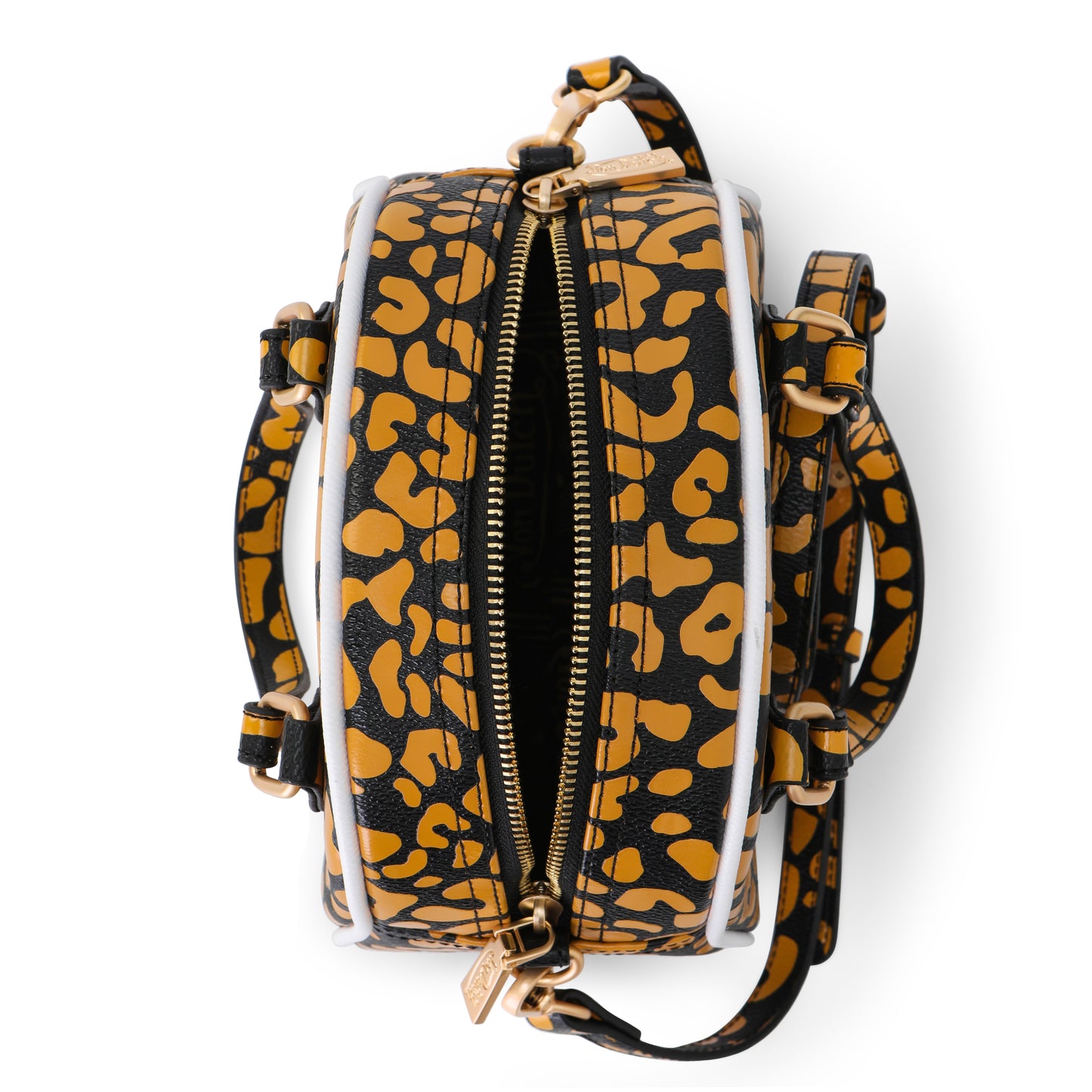 Von Dutch Orange Cheetah Bowling Bag