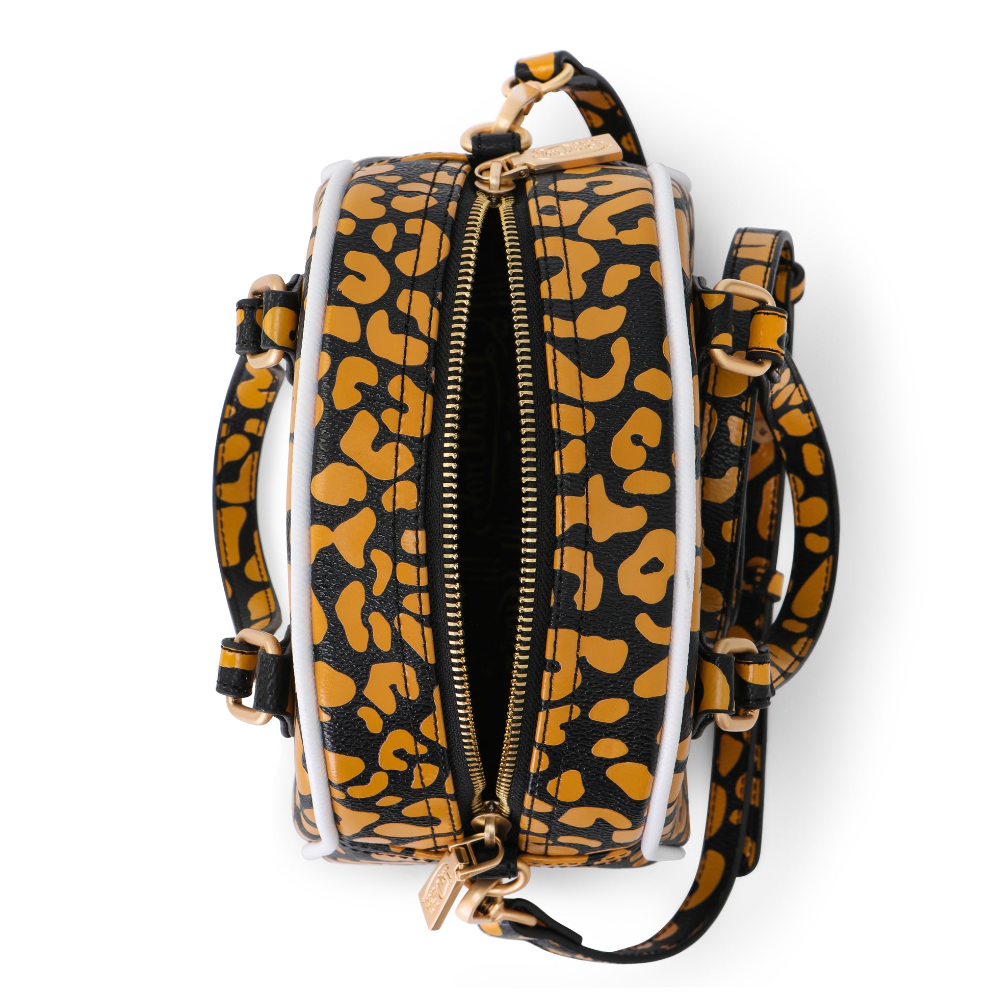 Von Dutch Orange Cheetah Bowling Bag
